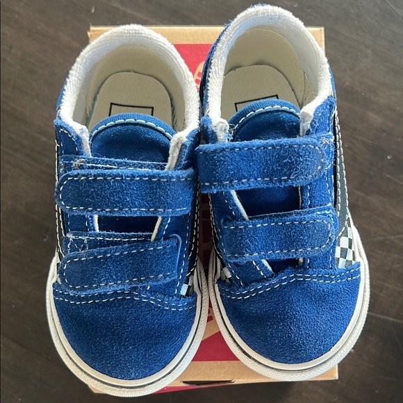 Vans Old Skool - Reflective Flame True Blue Toddler Shoe - Picture 2 of 6